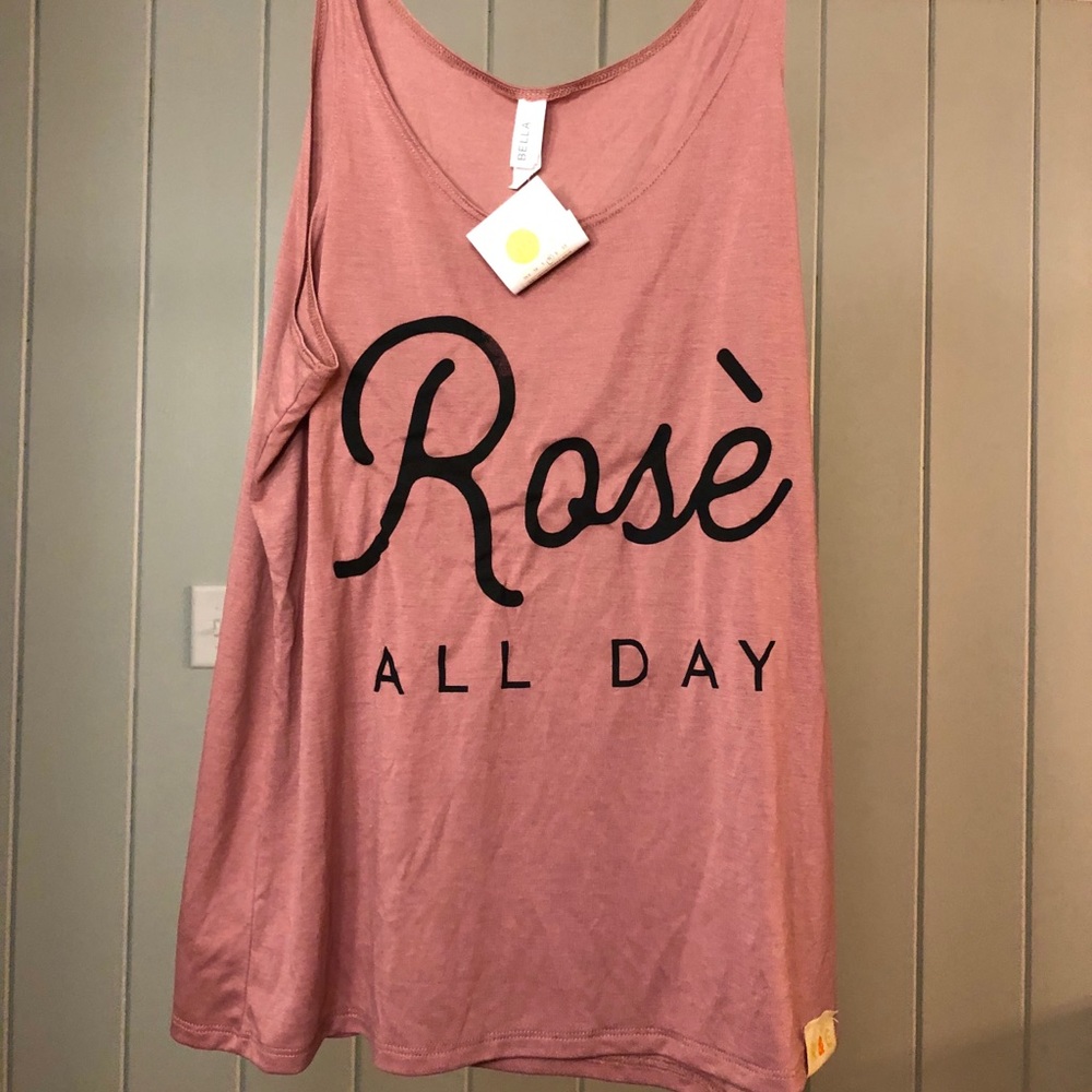 🍷NWT Rosé All Day Tank🌹